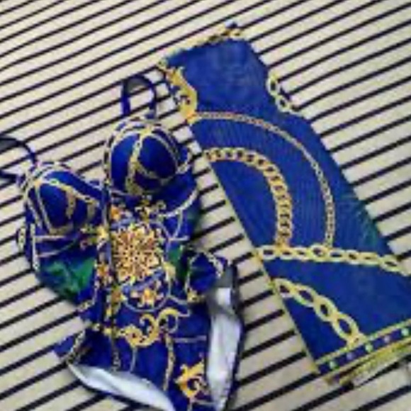 New Shein  2 Piece Swimwear Strapped Push UP One Piece Swimsuit - Picture 5 of 16